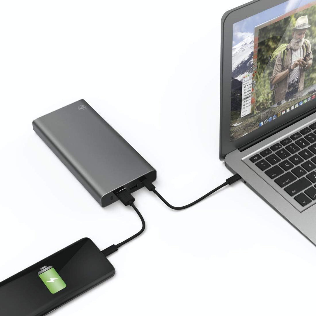 Hama Universal-USB-C-Power-P, 00200012, Grau, 26800m