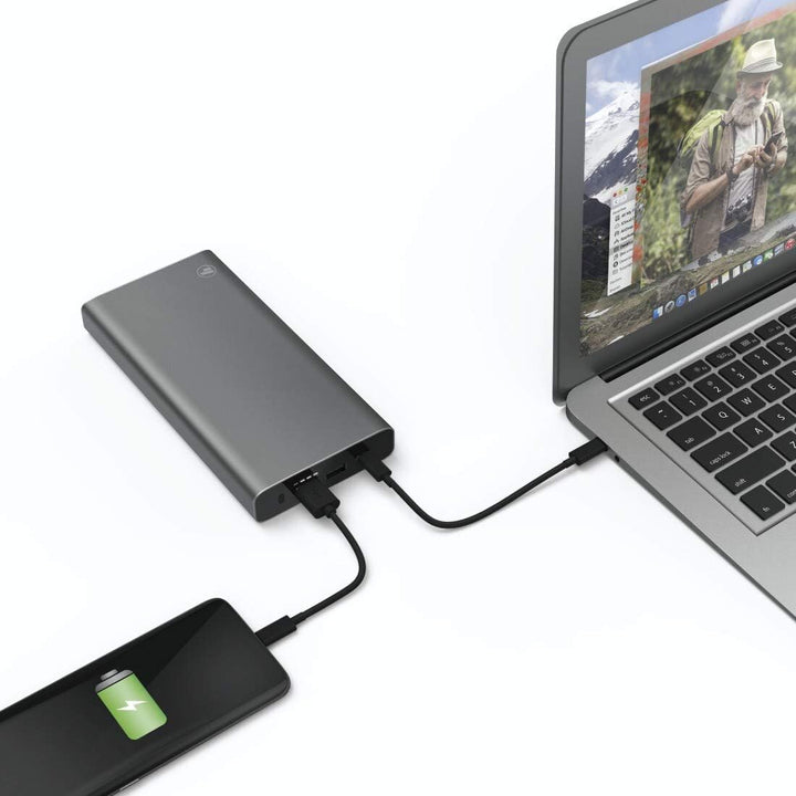 Hama Universal-USB-C-Power-P, 00200012, Grau, 26800m