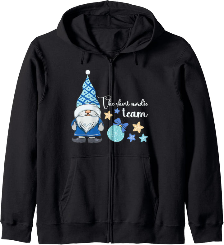 Winter Wichtel, Short Nordic Team, Weihnachts-Gnom Kapuzenjacke