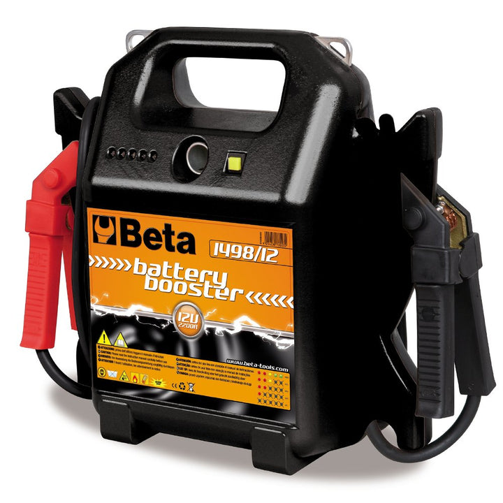 Beta 1498/12 Tragbarer Auto-Starter, Pkw-Anlasser, Auto Starthilfe (12 V, tragbar, Anlassspitzenstro