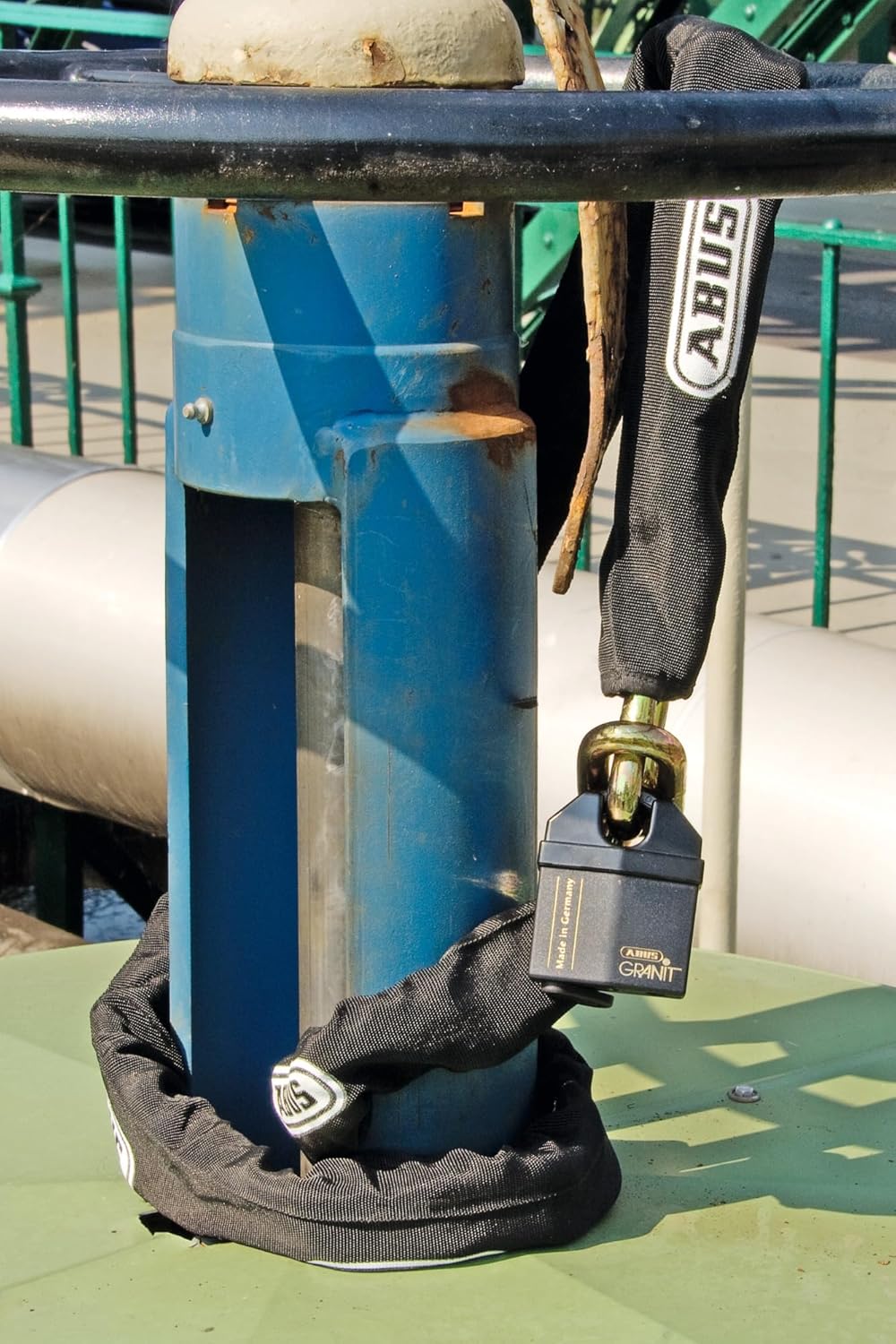 ABUS Granit Vorhängeschloss 37/60 #SZP für den Ausseneinsatz - mit Sicherungskarte und Schlüssel mit