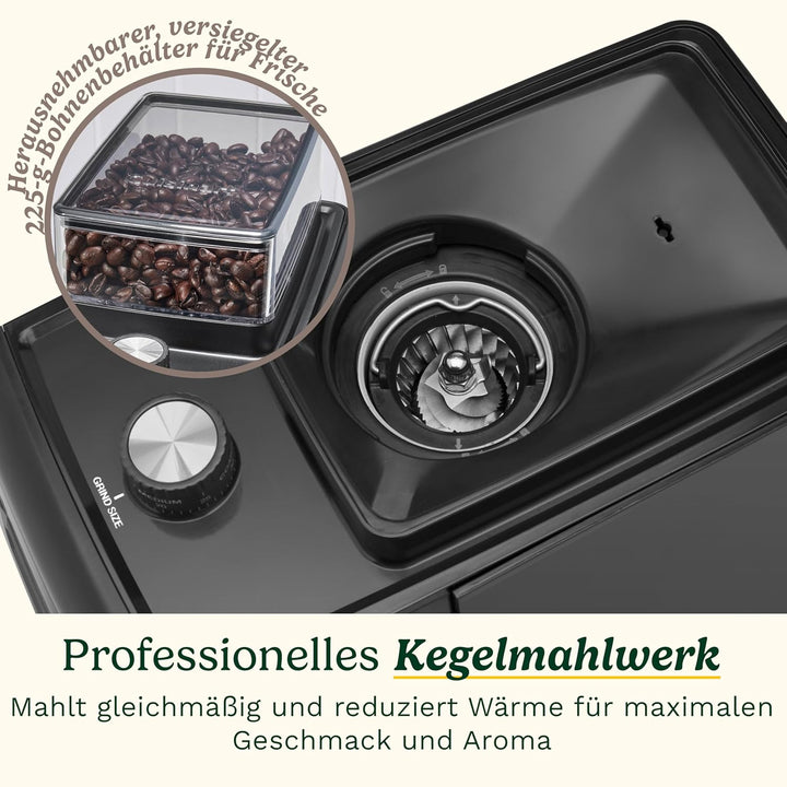 Cuisinart Espresso- & Kaffee-Kegelmahlwerk | 35 Mahlgradeinstellungen | Antistatik-Technologie | 225