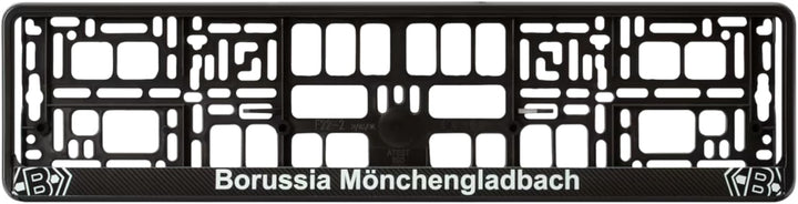 Borussia Mönchengladbach K Kennzeichenrahmen 2er Set - 1 x Rettungsgasse + 1 x Classic Logo - Kennze