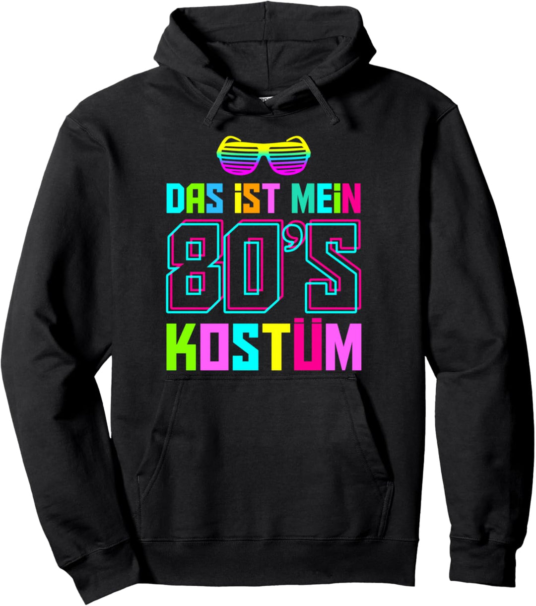80er Jahre Motto Party 80s Kostüm - I love the 80s Pullover Hoodie
