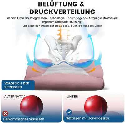 GTPLAYER Gaming Stuhl, Gamer Stuhl, Ergonomischer Bürostuhl mit Fussstütze, Stoffoberfläche, Federsi
