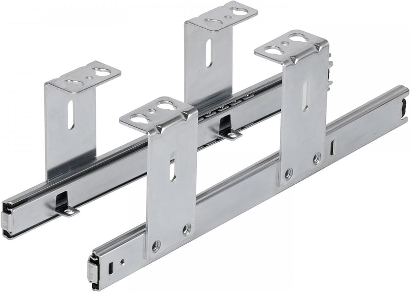 FIX&EASY Tastaturauszug mit Tastaturablage 800X300mm anthrazit Dekor, Auszugschienen verzinkt 300mm