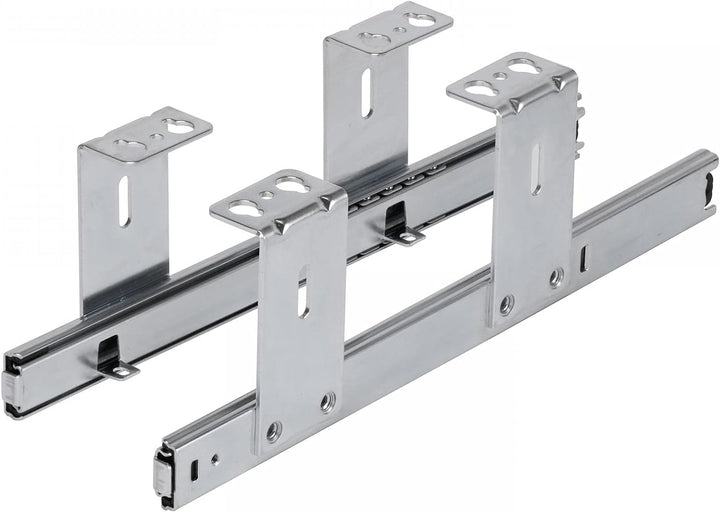 FIX&EASY Tastaturauszug mit Tastaturablage 800X300mm anthrazit Dekor, Auszugschienen verzinkt 300mm