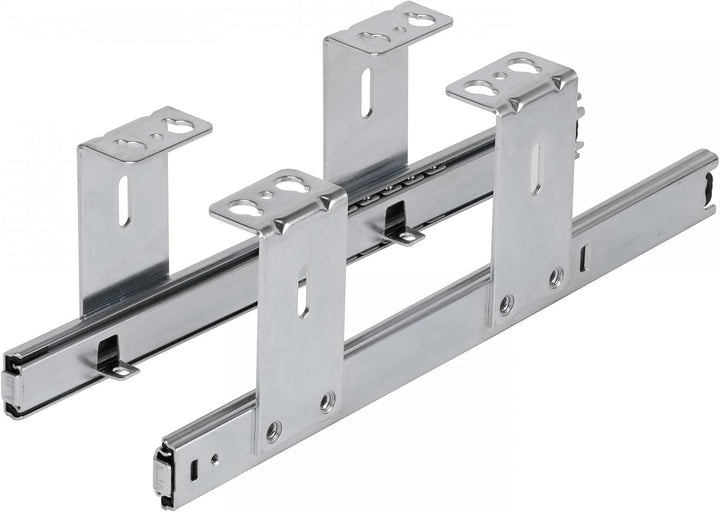FIX&EASY Tastaturauszug mit Tastaturablage 390X300mm ahorn Dekor, Auszugschienen verzinkt 300mm mit