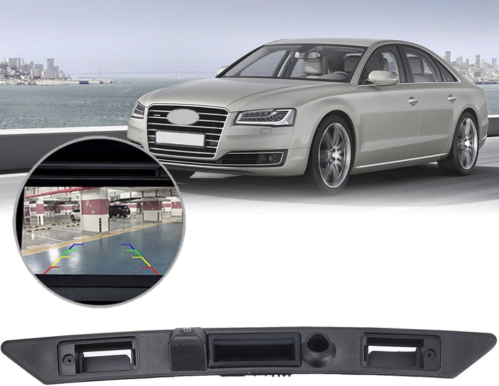 Ersatz für Griffleiste Kofferraumgriff mit HD Nachtsicht Rückfahrkamera für A4 Cabrio B7 8H B8 8K A3
