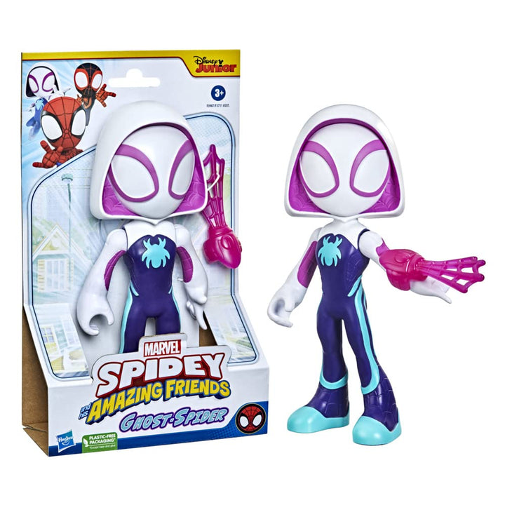 Hasbro Marvel Spidey und Seine fantastischen Freunde, Supersized Ghost Spider, Actionfigur, Spielzeu