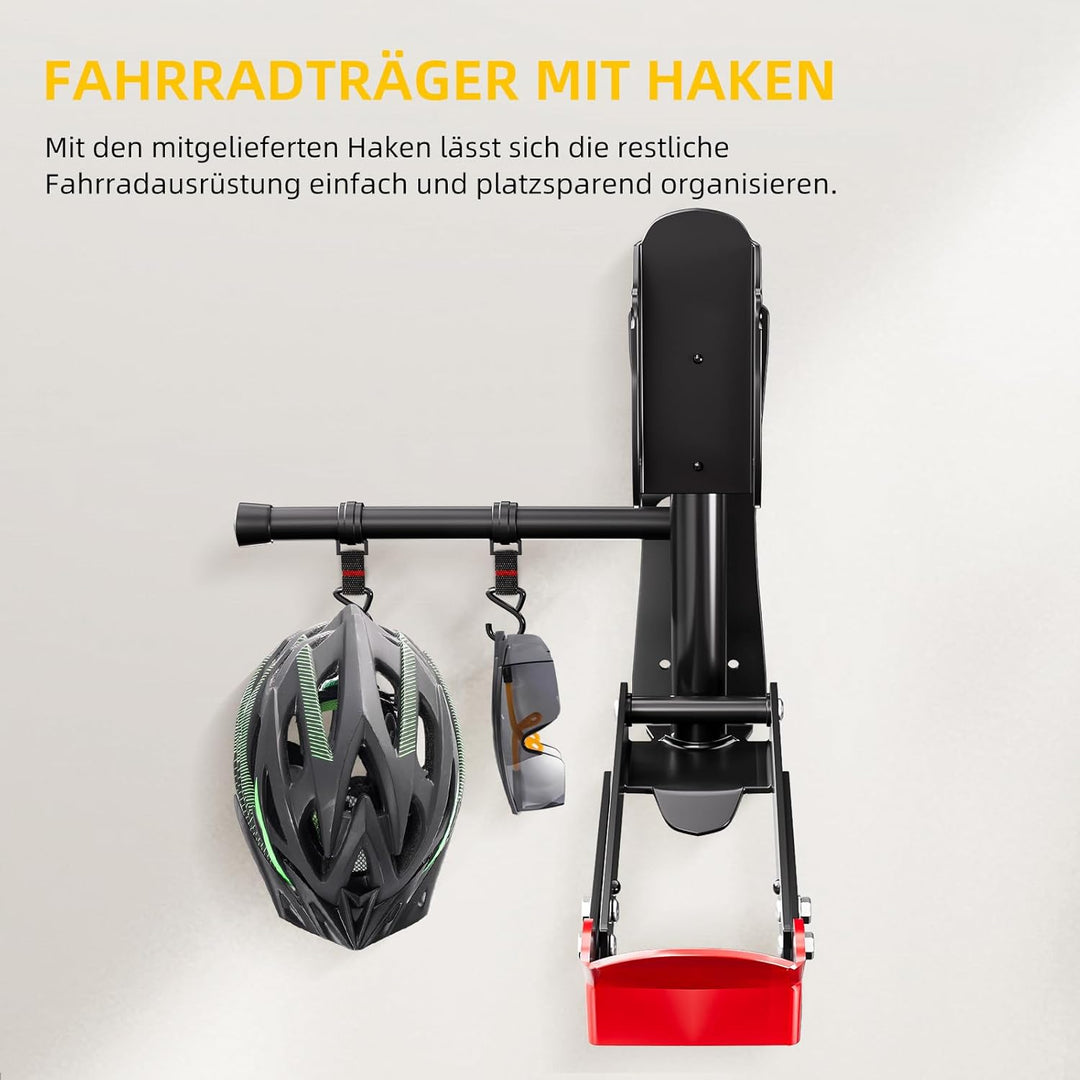 Fahrrad Wandhalterung, Wyxron Swivel Fahrradträger Wand 20-29“ Platzsparende Fahrradbügel 35kg Gewic