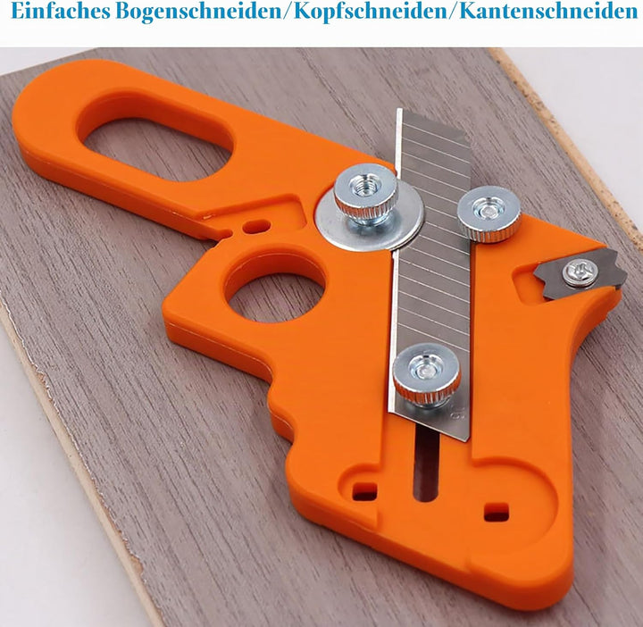 Yuentoen Furnierkantenschneider,Kantenschneider für Umleimer,Edge Banding Trimmer mit 10 Klingen und