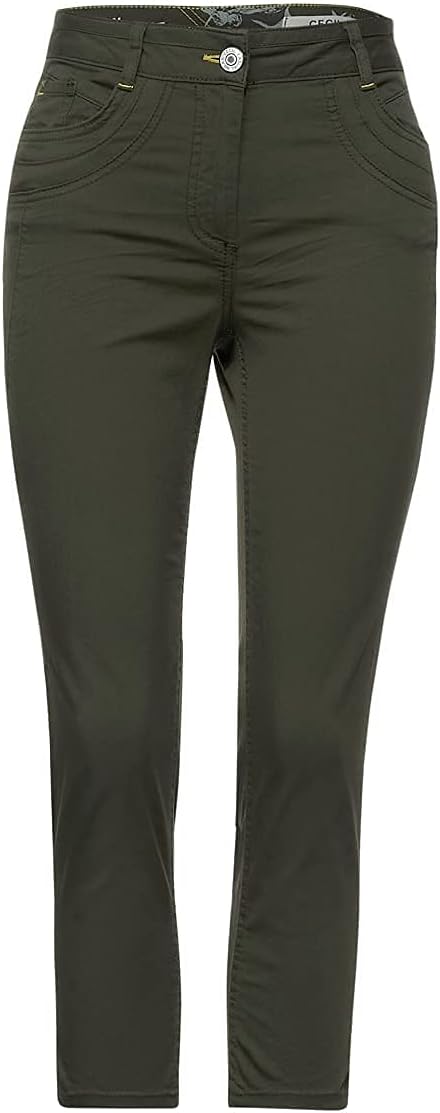 Cecil Damen Vicky Hose 27W / 24L Utility Olive, 27W / 24L Utility Olive