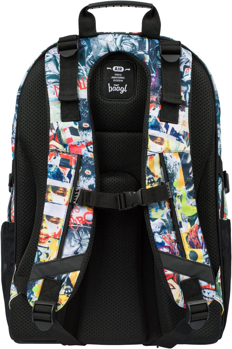 Schulrucksack Set Jungen Mädchen 3 Teilig, Schultasche ab 3. Klasse, Grundschule Ranzen mit Brustgur