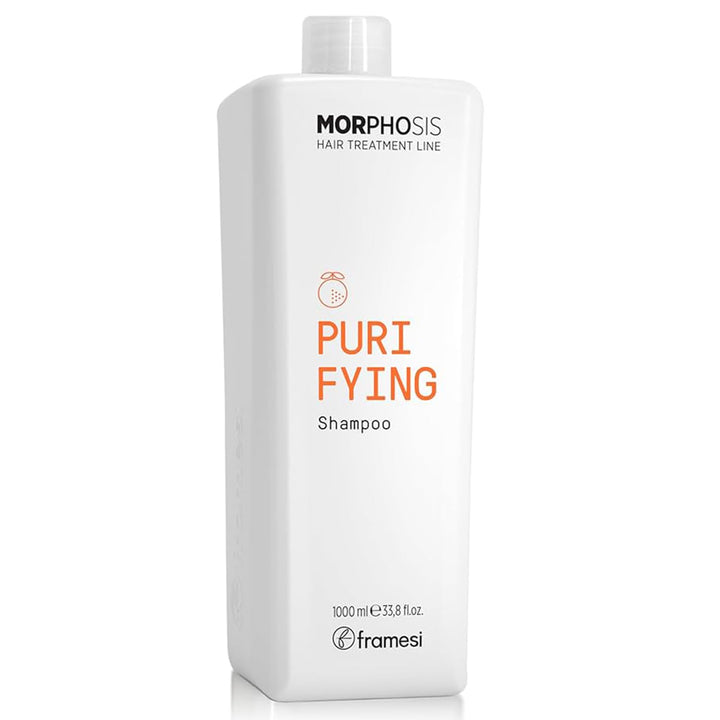 Framesi | New Morphosis Hair Treatment Line | Purifying Shampoo 1000 ml | Für Kopfhaut mit Schuppen