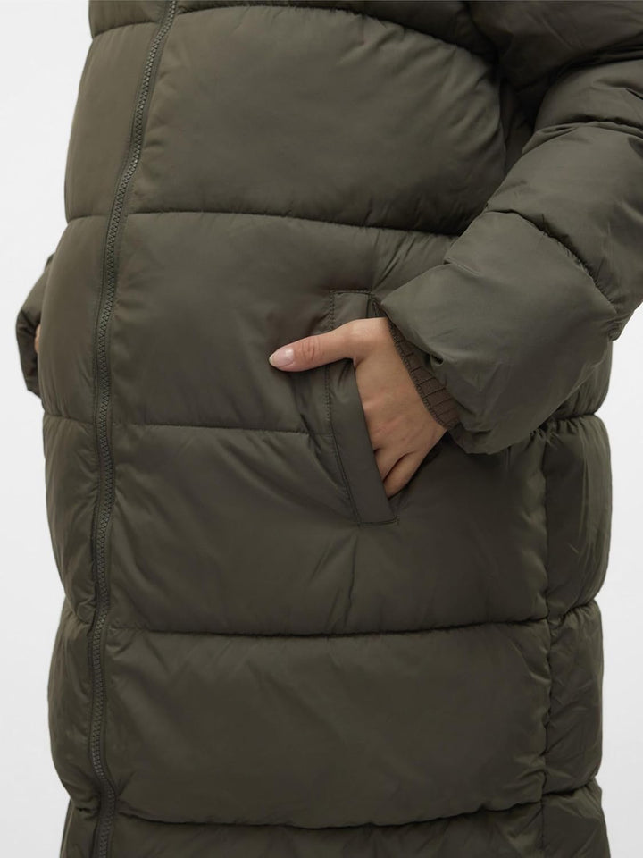 MAMALICIOUS Female Jacke Kapuze Elastische Bündchen Mantel Kambaba XL, Kambaba XL