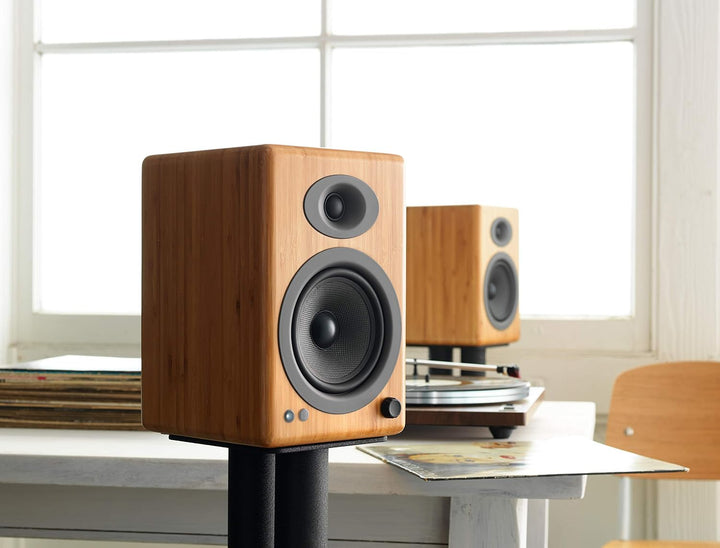 Audioengine Regallautsprecher - A5 150-W-Lautsprecher für Heimkinos und Studiomonitore A5 Wired Bamb