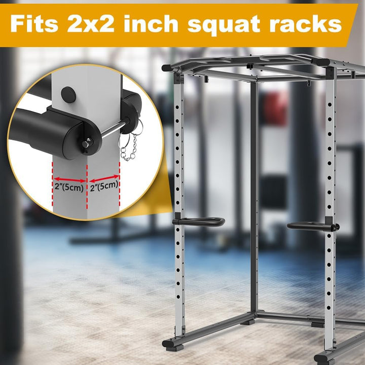 Kipika Power-Rack-Zubehör für 5/8" und 1" Löcher - Hochbelastbare Heimfitnessausrüstung für 2x2 oder