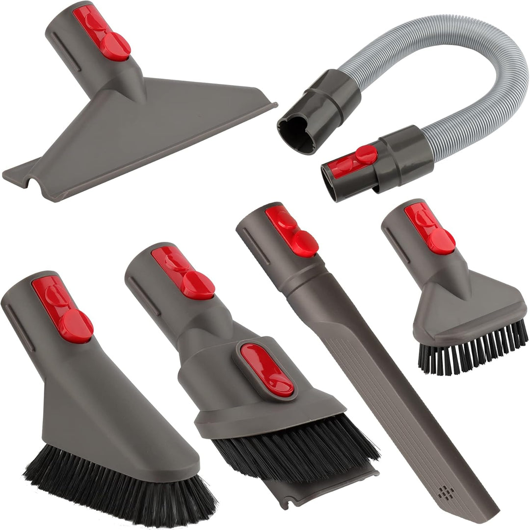 AINUO Zubehörsatz-Befestigungsset mit flexiblem Schlauch für Dyson V7 V8 V10 V11 SV10 SV11 Akku-Stau