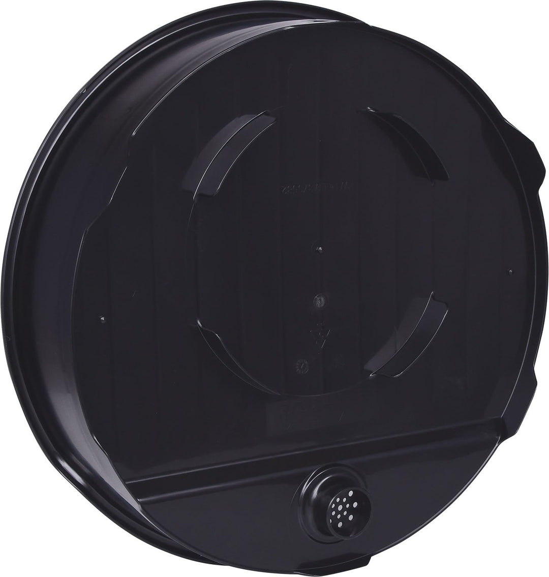 KS Tools 150.9209 Polyethylen-Fasstrichter mit Sieb, 30 l, Schwarz