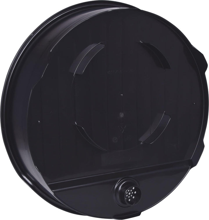 KS Tools 150.9209 Polyethylen-Fasstrichter mit Sieb, 30 l, Schwarz