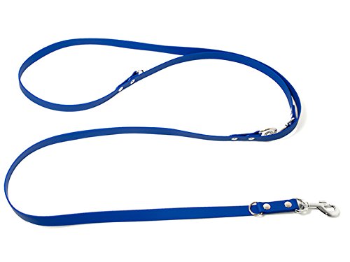 Mystique Biothane verstellbare Leine 19mm blau 200cm 200cm blau, 200cm blau