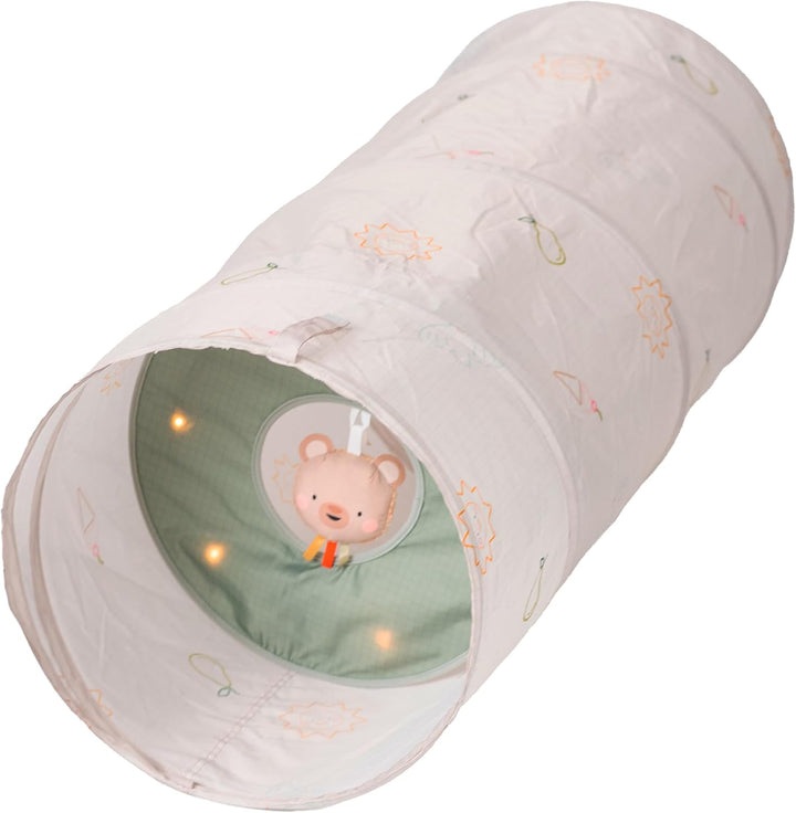 Taf Toys 13635 - Tunnel für Babys – 45 cm x 120 cm, mit Tragetasche – Ab 6 Monaten, fördert Bewegung