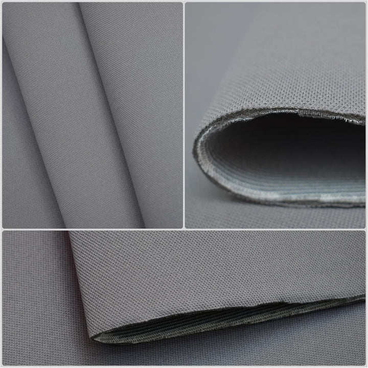Autohimmelstoff Himmelstoff Dachhimmel Himmel mit 3mm Schaum und Netz Meterware (CP-003-Grey-3mm) |