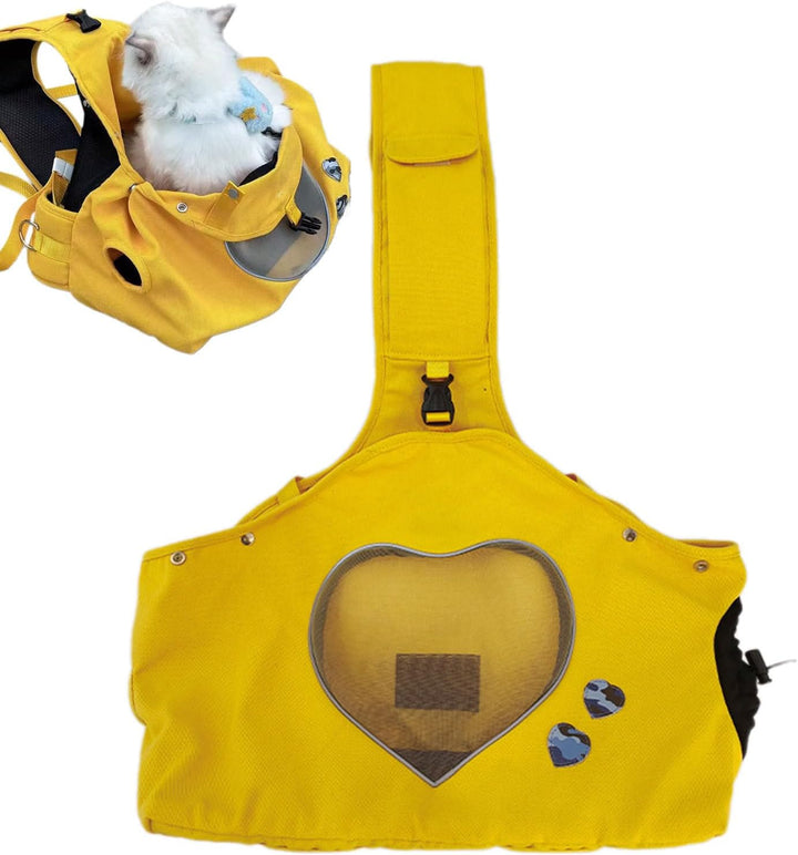 Leichte Hundetragetasche, tragbare -Reisetasche, herausnehmbares Innenfutter für Hunde und Katzen, b