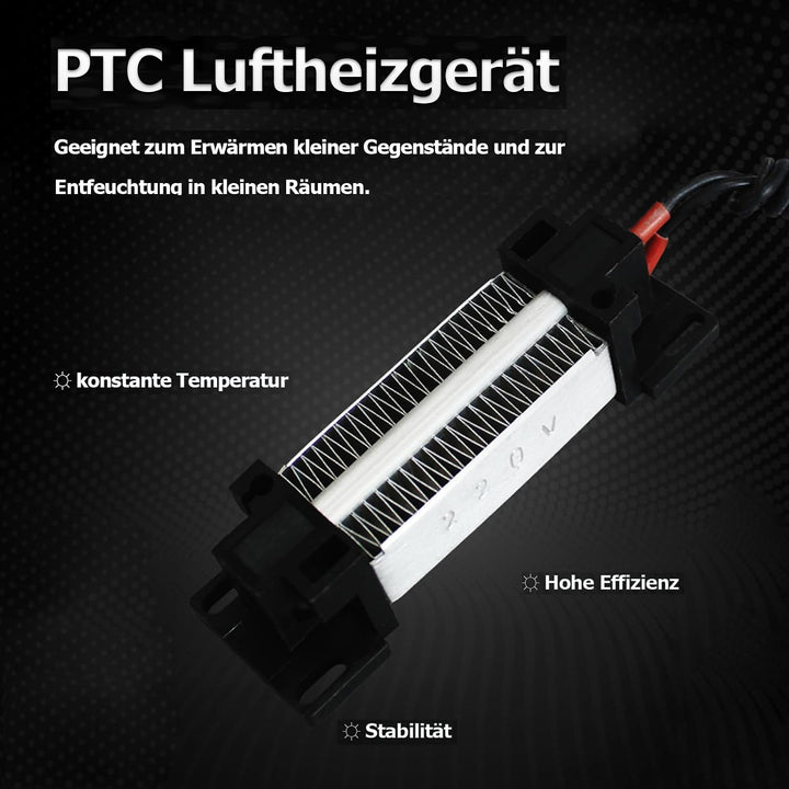 PTC-Heizelement 220V 100W PTC-Keramik-Luftheizgerät, PTC-Heizung, Elektrisch isolierte Keramik-Therm