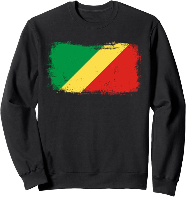 Republik Kongo Kongolesische Nationalflagge Sweatshirt