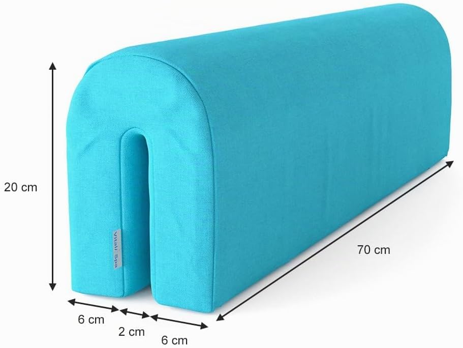 Bettumrandung, Türkis, 70 x 20 cm, für sicheren Rundumschutz am Kinderbett anpassbar, Türkis