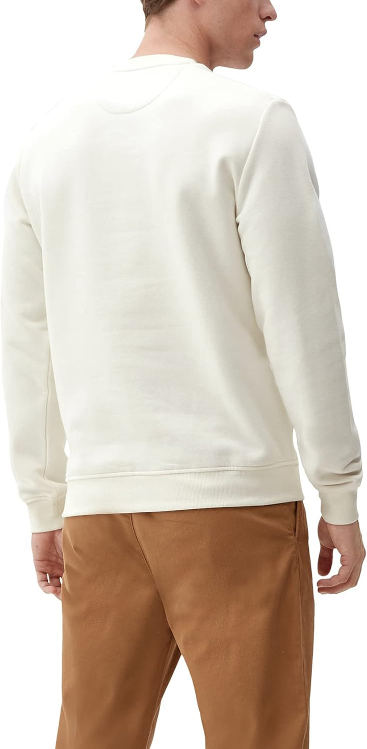 s.Oliver Herren Sweatshirt Langarm XXL Weiss, XXL Wei&#xDF;