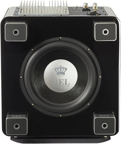 REL Acoustics T/9x Subwoofer, 25,4 cm (10 Zoll) Front-Firing Driver, Pfeil Wireless Port, Hochglanz