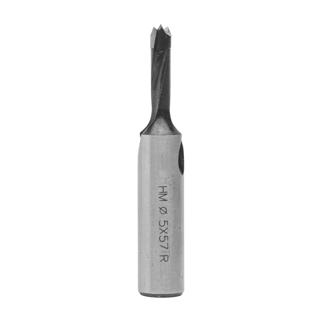 ENT 22200 Dübelbohrer HW, Schaft (S) 10 mm, Durchmesser (D) 5 mm, NL 18 mm, SL 34 mm, L 57,5 mm, Rec