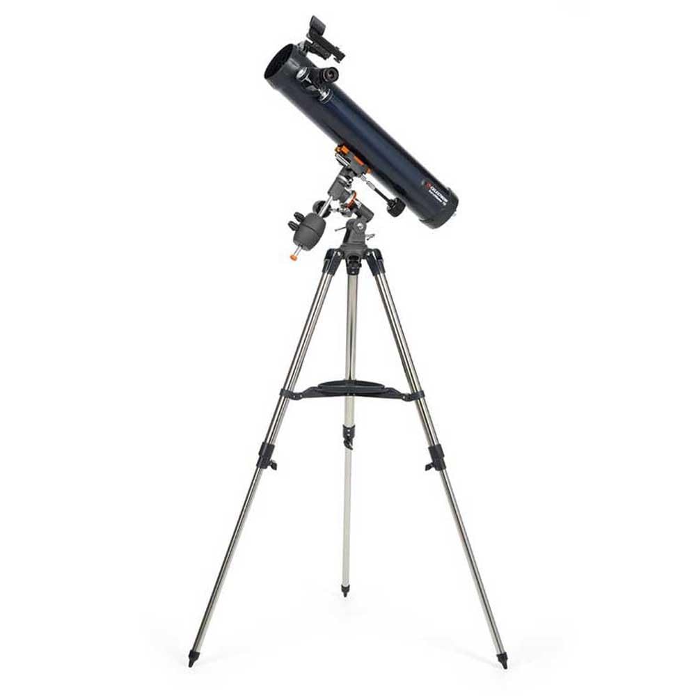 Celestron 31035 AstroMaster 76EQ Newtonsches Spiegelteleskop - mit Zwei Okularen, höheneinstellbarem