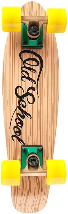meteor Holz Skateboard Kinder - Mini Cruiser Kickboard - Skateboard mädchen Rollen Board - hohe Qual