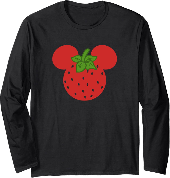 Disney Mickey And Friends Spring Strawberry Mickey Ears Langarmshirt