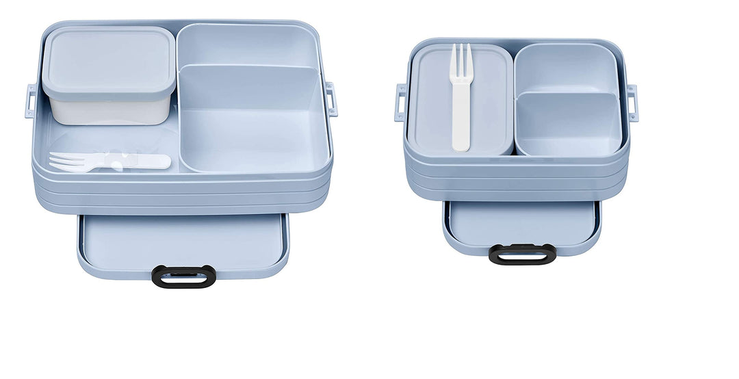 Mepal Duo Pack Lunch Box - Midi + Large - Lunch Box with Bento Box - Lunch Box for Small Snacks & Le