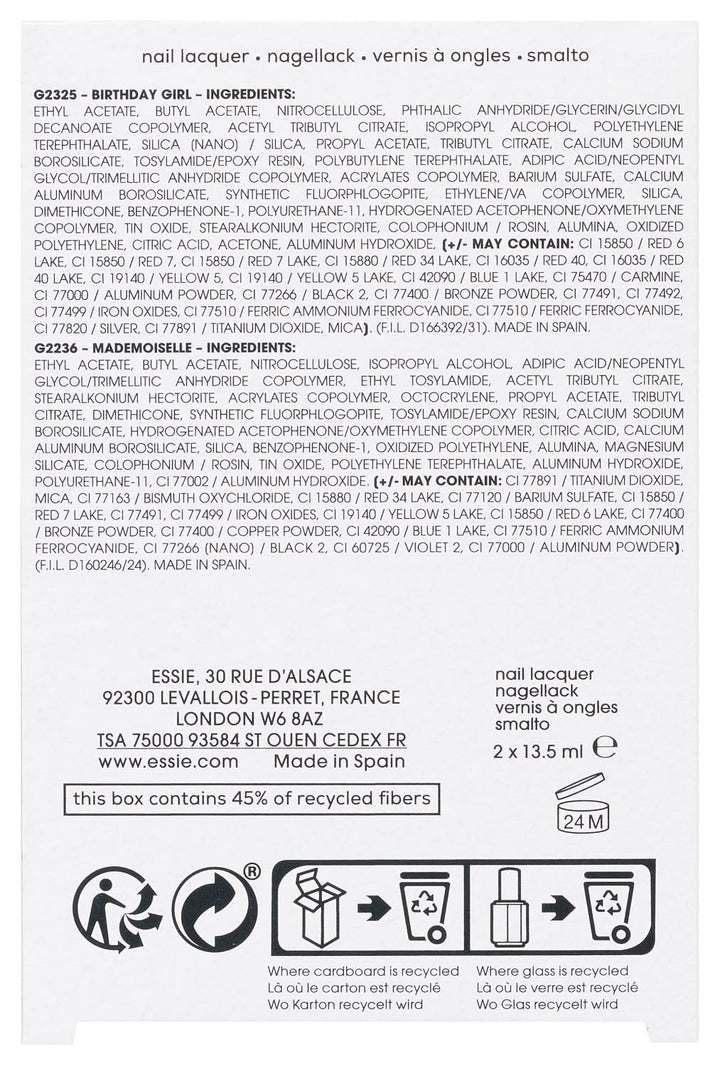 essie Geschenkset Nagellack happy birthday, 27 ml happy birthday 1 stück (1er Pack), happy birthday