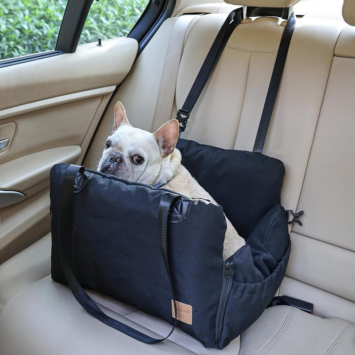 Hundesitz Auto, Abnehmbarer Airbag Design Schwarz Waschbar Hunde Autositz Gepolsterter, Vordersitz R