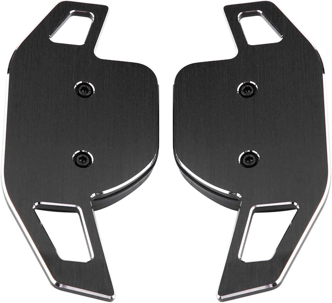 Qiilu Lenkradschaltpaddel für B Modell 1 Paar Aluminium-Lenkradschaltpaddel Auto Extended Blade Shif