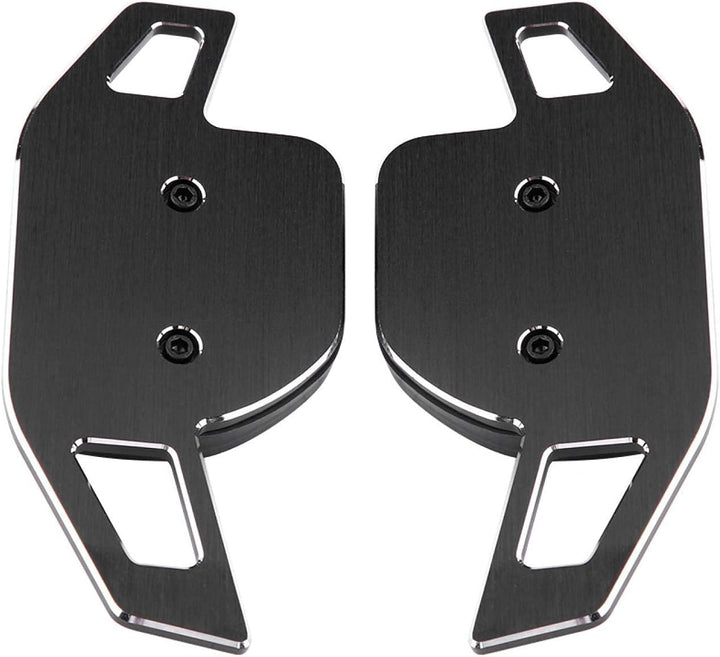 Qiilu Lenkradschaltpaddel für B Modell 1 Paar Aluminium-Lenkradschaltpaddel Auto Extended Blade Shif