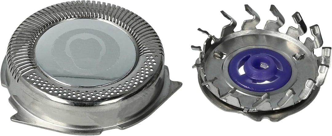 vhbw 6x Scherköpfe Ersatz für Philips HQ6 für Elektrorasierer, Silber