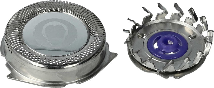 vhbw 6x Scherköpfe Ersatz für Philips HQ6 für Elektrorasierer, Silber