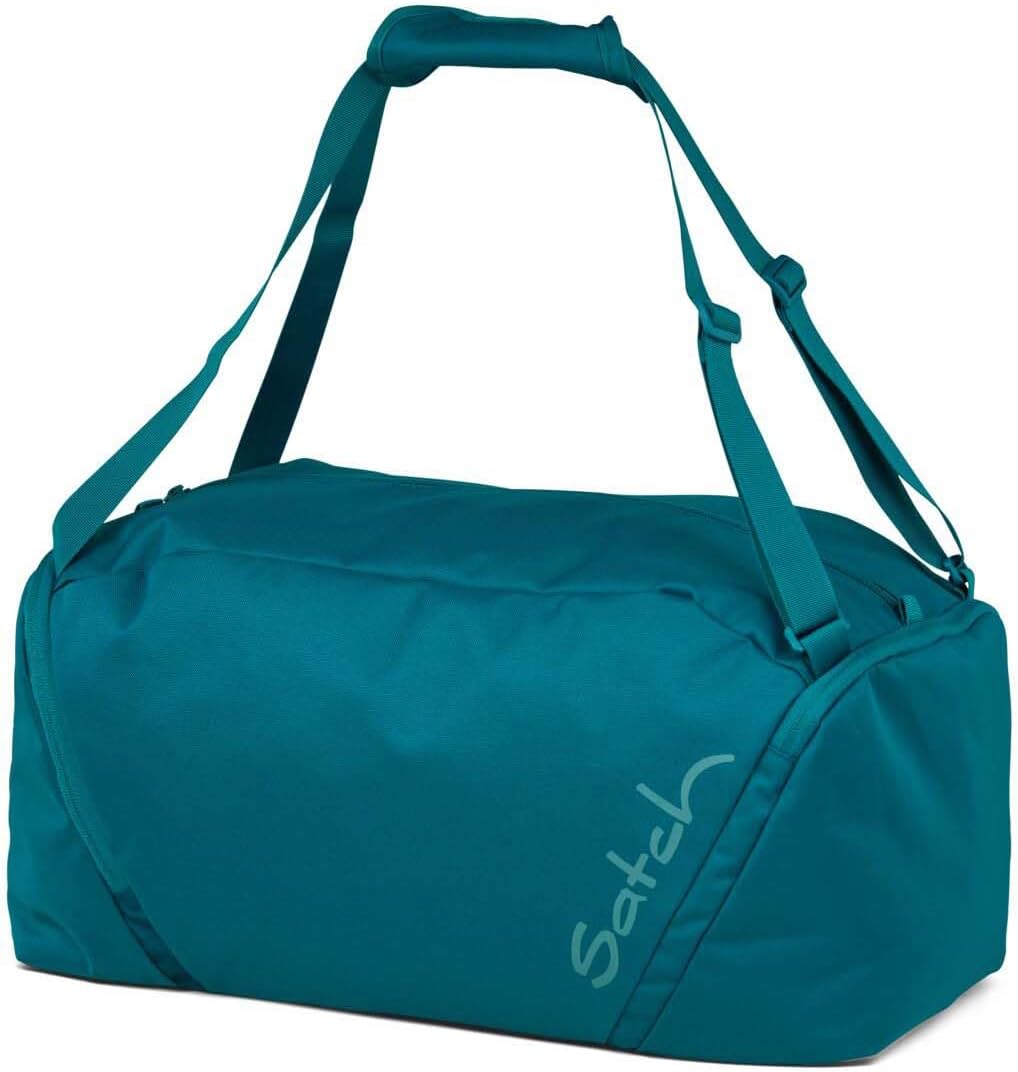 Satch Match Schulrucksack Set 3tlg. inkl. Schlamperbox und Sporttasche Deep Petrol, Deep Petrol