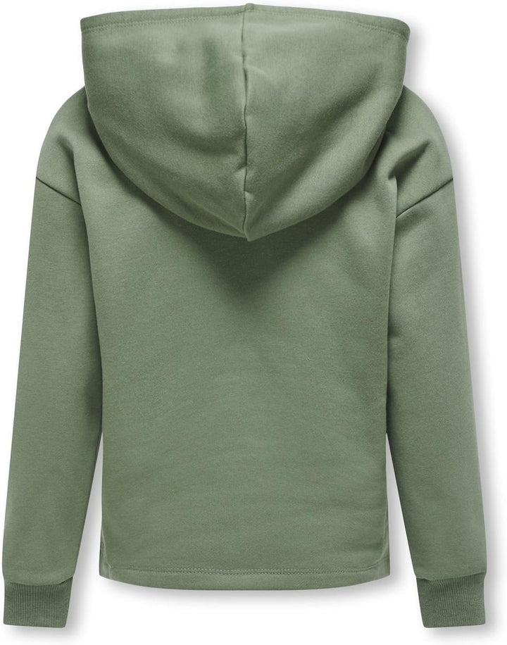 KIDS ONLY Mädchen Kogfave L/S Hood SWT Noos Kapuzenpullover 122-128 Hedge Green, 122-128 Hedge Green
