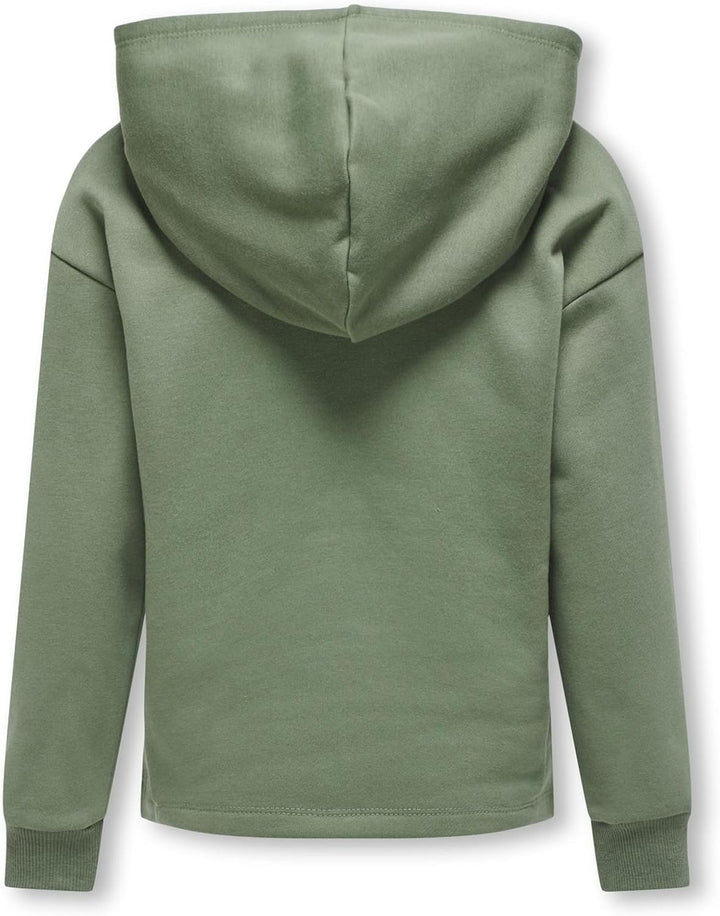 KIDS ONLY Mädchen Kogfave L/S Hood SWT Noos Kapuzenpullover 122-128 Hedge Green, 122-128 Hedge Green