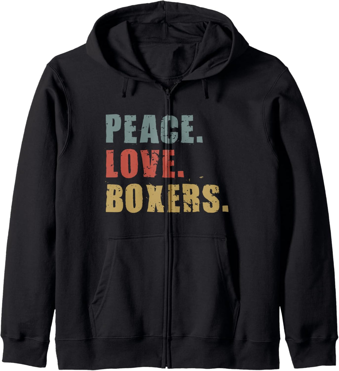 Peace Love Boxers ADG018b Kapuzenjacke