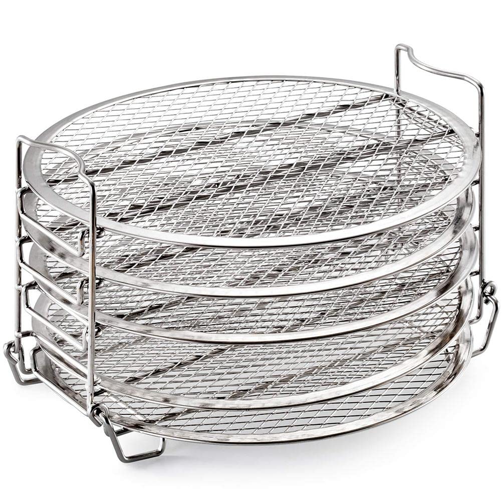 Lseqow Dehydrator Rack Dehydrator Stand,304 Stainless Steel Dehydrating Rack,Grill Stand Air Fryer K